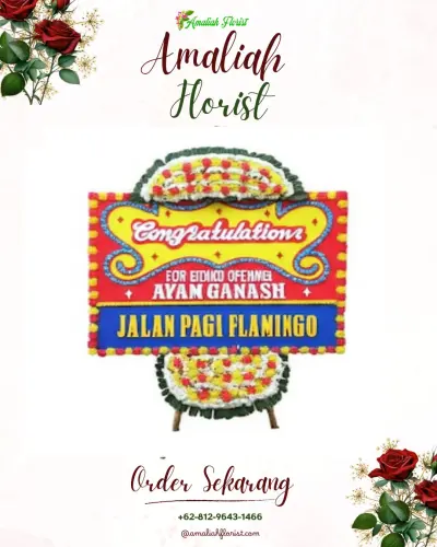 Bunga Papan Congratulation di Batin Tikal